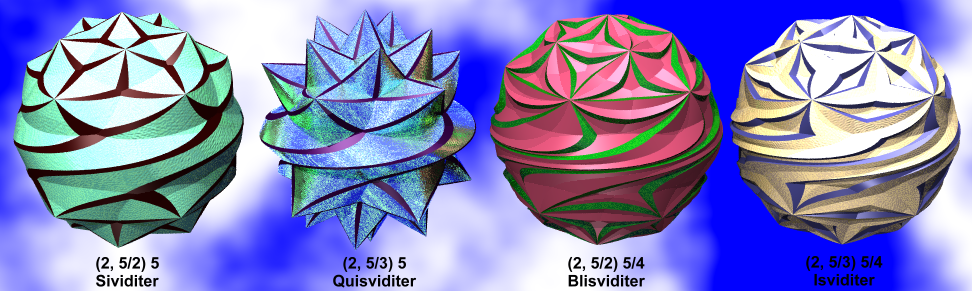 Sections of the sheaved sissid twisters